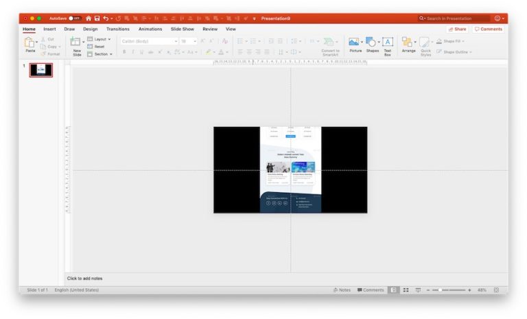 how to make a powerpoint presentation vertical